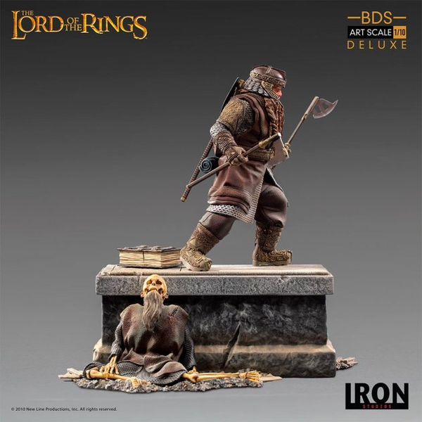  «Статуэтка Iron Studio Lord Of The Rings Gimli (WBLOR29320-10)», бренду Iron Studio - фото №1