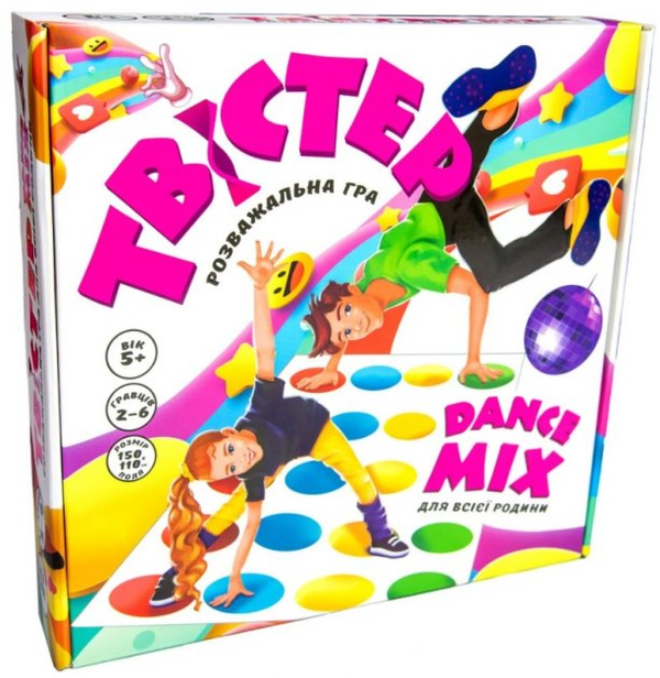  «Развлекательная игра Strateg Твистер dance mix (30277)», бренда Strateg - фото №1