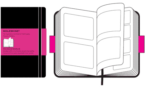  «Карманная записная книжка Moleskine для сценариев и раскадровок (978-88-8370-538-0)», бренда Moleskine - фото №1