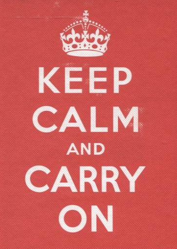 Паперова книга «Keep Calm and Carry On. Good Advice for Hard Times» - фото №1