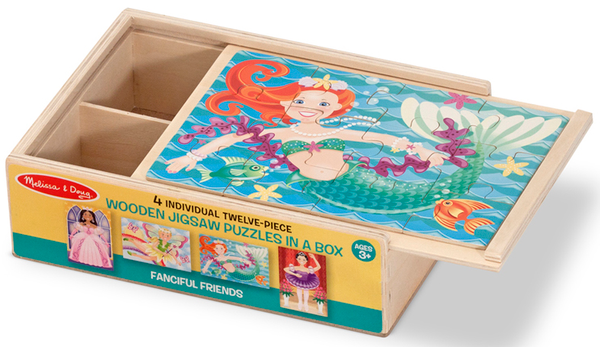  «Сказочные друзья набор из 4 пазлов Melissa & Doug (MD9520)», бренда Melissa & Doug - фото №1