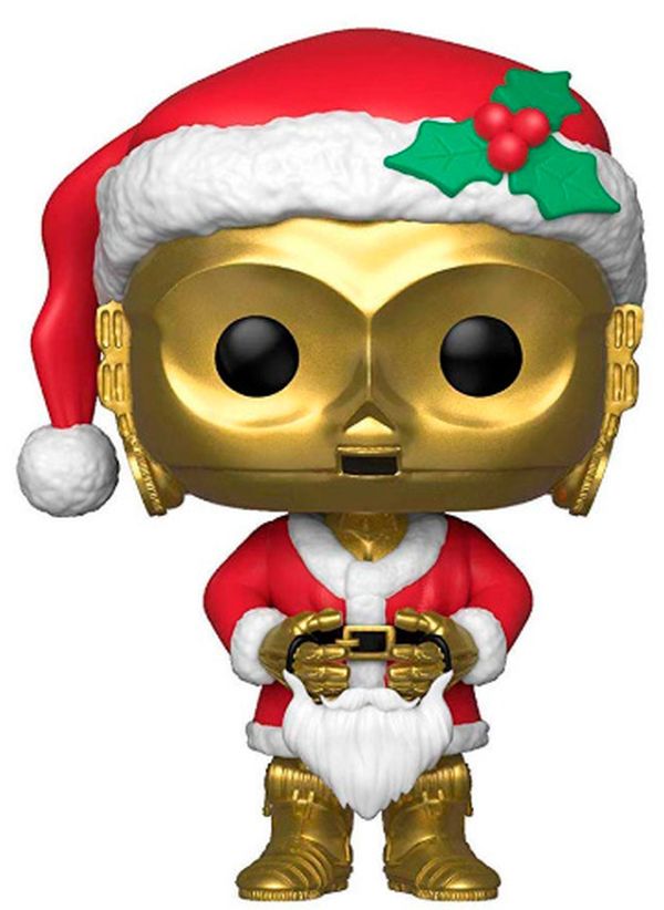 «Коллекционная фигурка Funko POP! Star Wars Санта C-3PO (33888)», бренда Funko Pop - фото №1