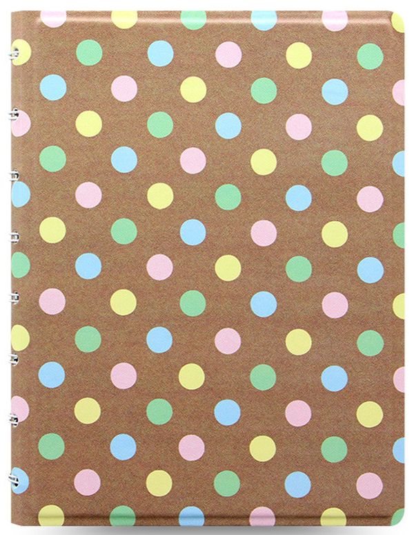  «Блокнот Filofax Patterns A5 Pastel Spots (115057)», бренду Filofax - фото №1