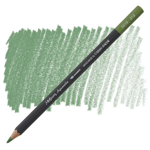  «Карандаш Caran d'Ache Museum Aquarelle Chrome Oxide Green (3510.212)», бренда Caran d'Ache - фото №1