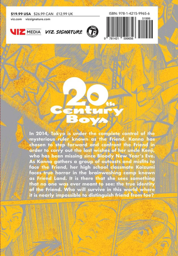 Бумажная книга «20th Century Boys. The Perfect Edition. Volume 5», автор Наоки Урасава - фото №1