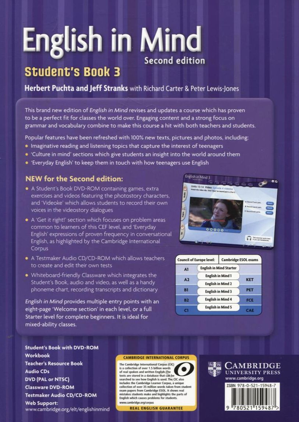 [object Object] «English in Mind. Student's Book 3. 2nd Edition (With DVD-ROM)», авторів Герберт Пухта, Джефф Стренкс, Річард Картер, Пітер Льюїс-Джонс - фото №3 - мініатюра