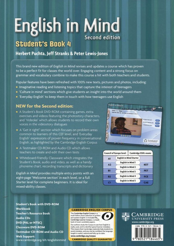 [object Object] «English in Mind. Student's Book 4. 2nd Edition  (With DVD-Rom)», авторів Герберт Пухта, Джефф Стренкс, Пітер Льюїс-Джонс - фото №3 - мініатюра