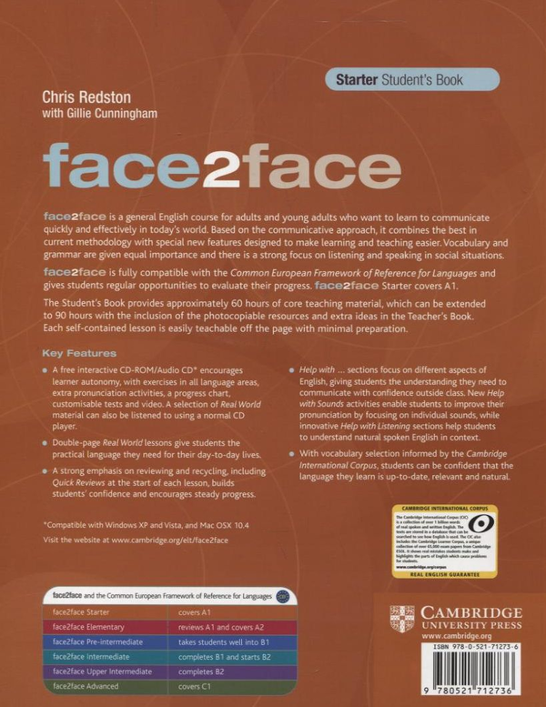 [object Object] «Face2face. Starter Student's Book (+ CD-ROM)», авторів Кріс Редстон, Джиллі Каннінгем - фото №3 - мініатюра