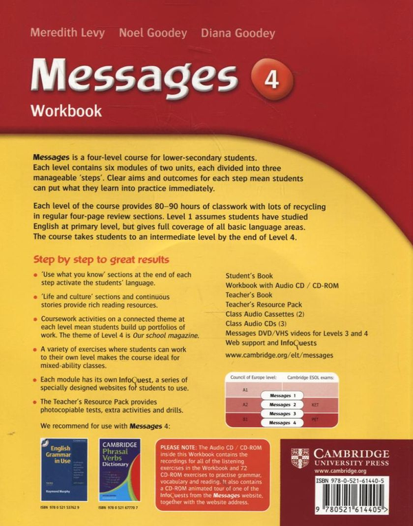 [object Object] «Messages 4. Workbook (With Audio CD)», авторів Мередіт Леві, Ноель Гуді, Діана Гуді - фото №3 - мініатюра