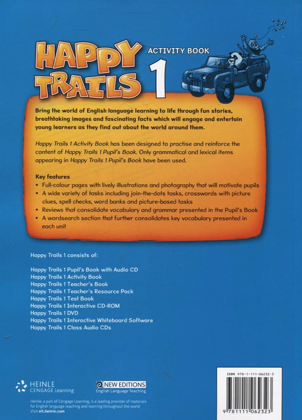 Паперова книга «Happy Trails 1. Activity Book», автор Ольга Леондаріс - фото №1