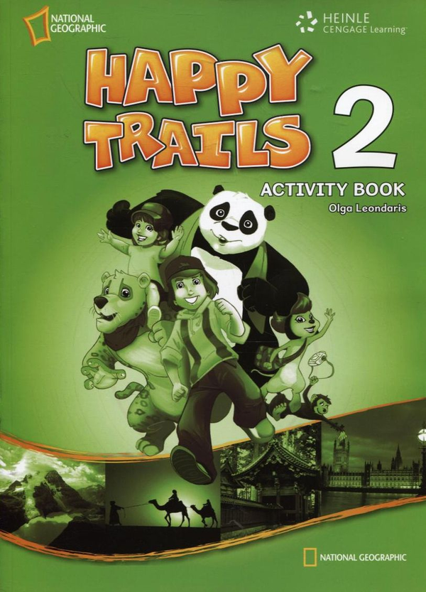 Паперова книга «Happy Trails 2. Activity Book», автор Ольга Леондаріс - фото №1