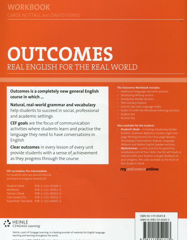 [object Object] «Outcomes. Pre-Intermediate. Workbook (+ CD)», авторів Керол Наттолл, Девід Еванс - фото №3 - мініатюра