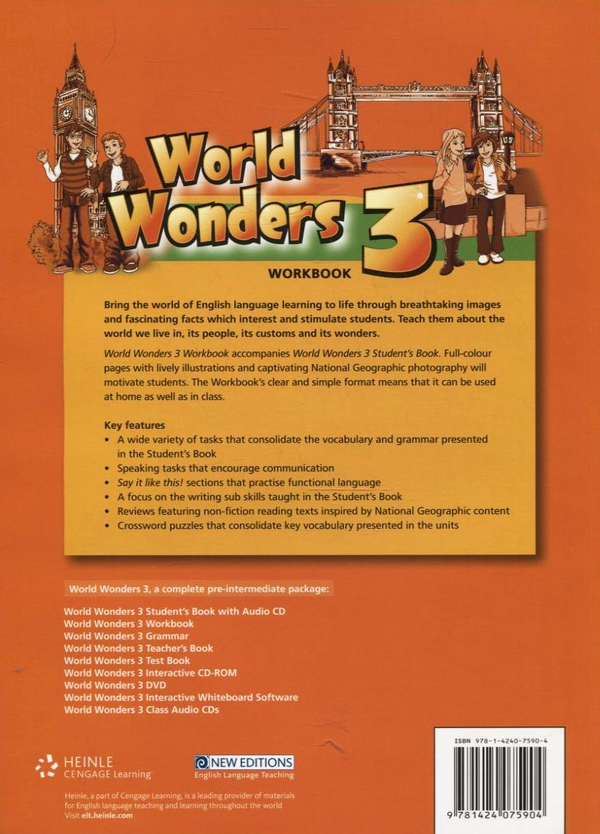 Паперова книга «World Wonders 3. Workbook», автор Лі Ковені - фото №1