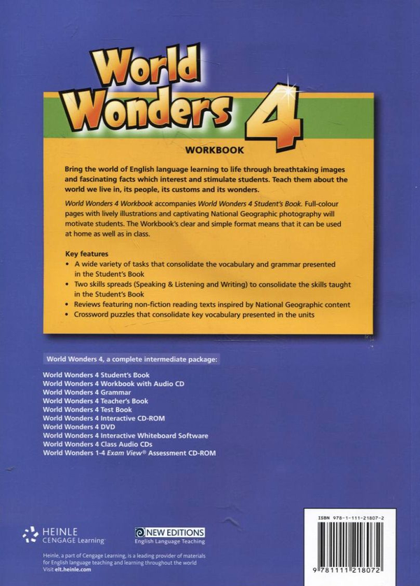 [object Object] «World Wonders 4. Workbook (with CD)», автор Катріна Гормлі - фото №3 - мініатюра