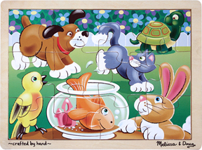 «Пазл Игривые животные (MD2932)», бренда Melissa & Doug - фото №1