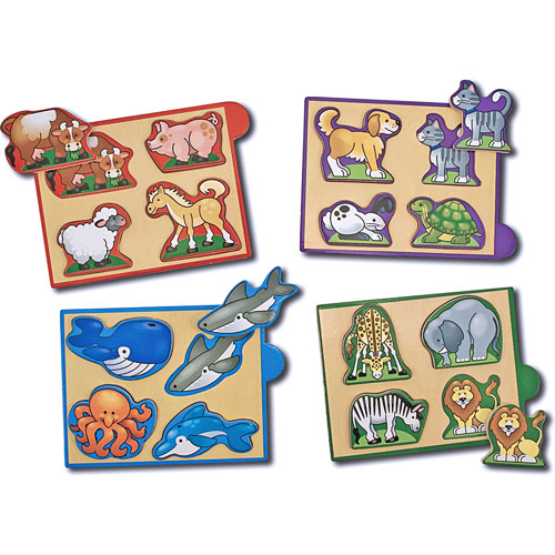  «Пазл-головоломка Тварини (4790)», бренду Melissa & Doug - фото №1