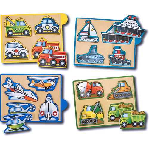  «Пазл-головоломка Транспорт (4791)», бренда Melissa & Doug - фото №1