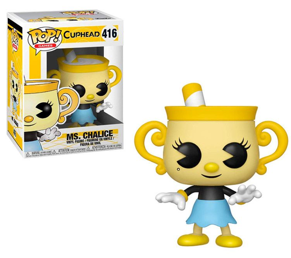 «Коллекционная фигурка Funko POP! Cuphead Ms. Chalice (34476)», бренда Funko Pop - фото №1