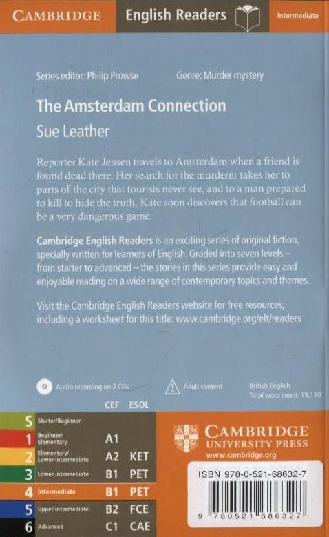 Бумажная книга «Amsterdam Connection. Level 4 (+ 2 CD-ROM)», автор Сью Лежер - фото №1