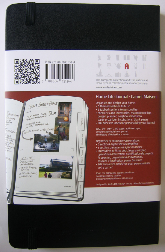  «Записная книжка Moleskine Passion Книга домоводства (PHHO3AF#978-88-6613-156-4)», бренда Moleskine - фото №1