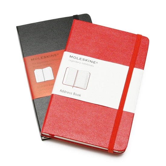  «Записная книжка Moleskine с индексом Черная (QP064F#978-88-8370-165-8)», бренда Moleskine - фото №1
