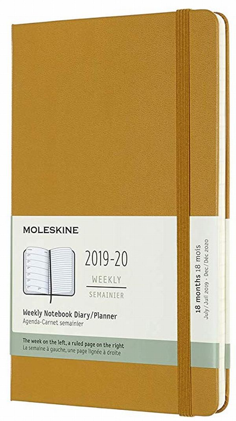  «Еженедельник Moleskine 2019-2020 Спелый желтый (DHM2118WN3Y20)», бренда Moleskine - фото №1