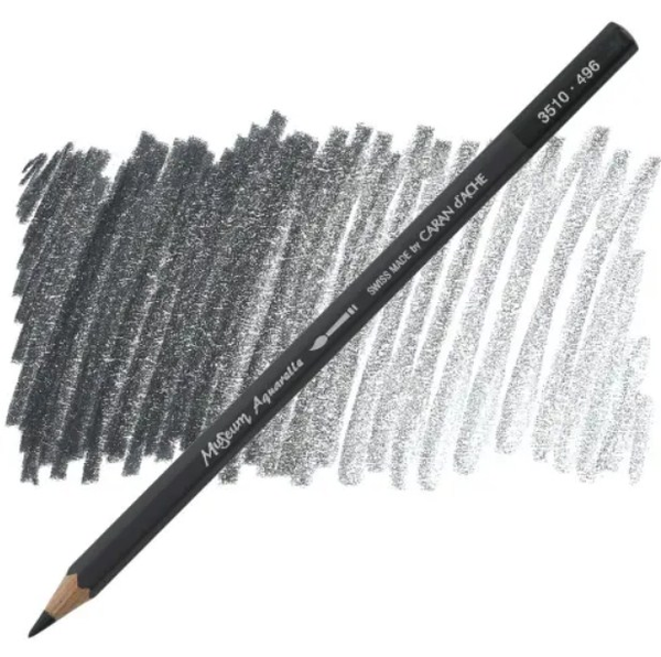  «Олівець Caran d'Ache Museum Aquarelle Ivory Black (3510.496)», бренду Caran d'Ache - фото №1