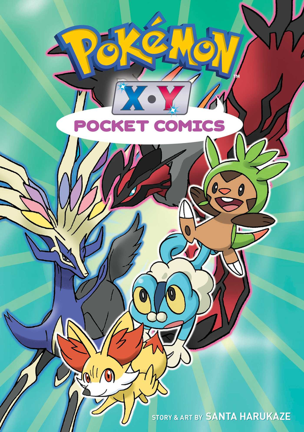 Бумажная книга «Pokemon X•Y Pocket Comics», автор Санта Харукадзе - фото №1