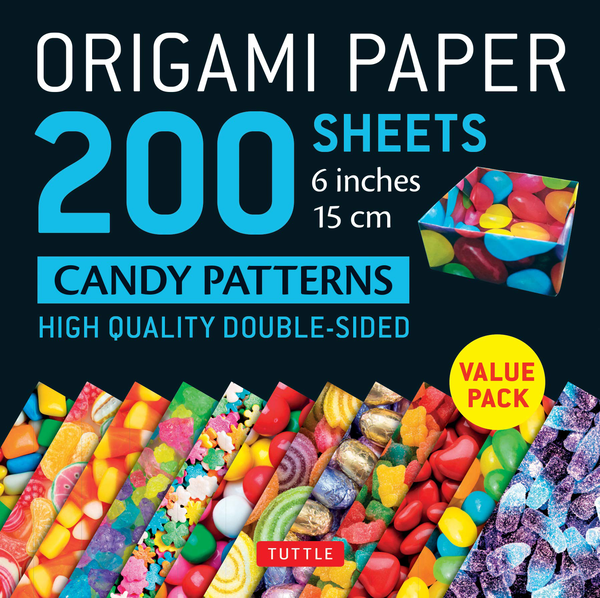 Бумажная книга «Origami Paper. 200 sheets. Candy Patterns. 15 cm» - фото №1