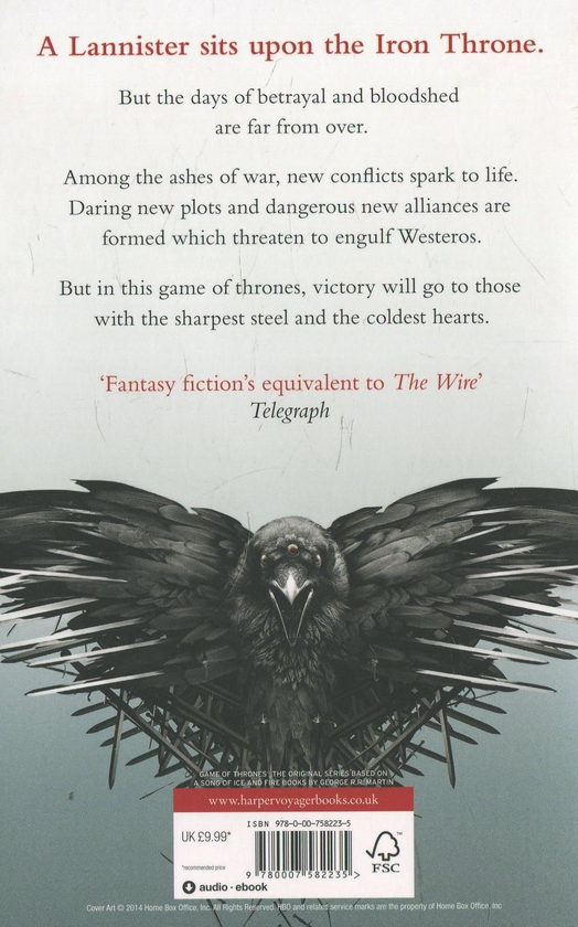 Паперова книга «A Song of Ice and Fire. Book 4: A Feast for Crows», автор Джордж Р. Р. Мартін - фото №1