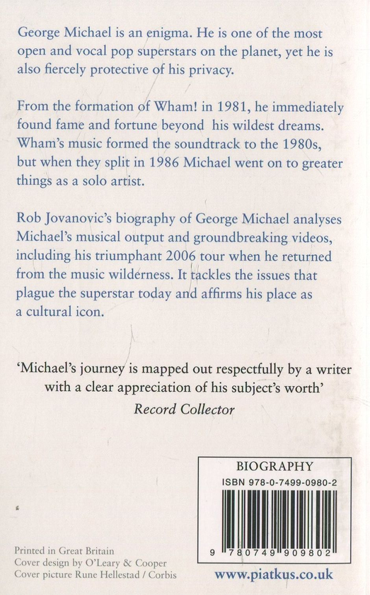 Бумажная книга «George Michael: The biography», автор Роб Йованович - фото №1