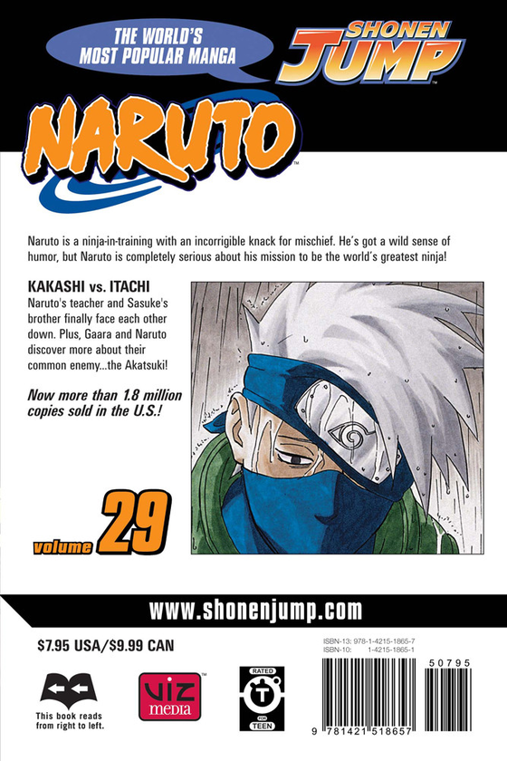 Паперова книга «Naruto. Volume 29», автор Масаси Кісімото - фото №1