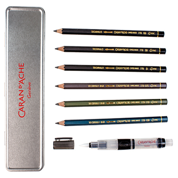  «Набор Caran d'Ache Graphite Line Technalo 7 предметов (779.307)», бренда Caran d'Ache - фото №1