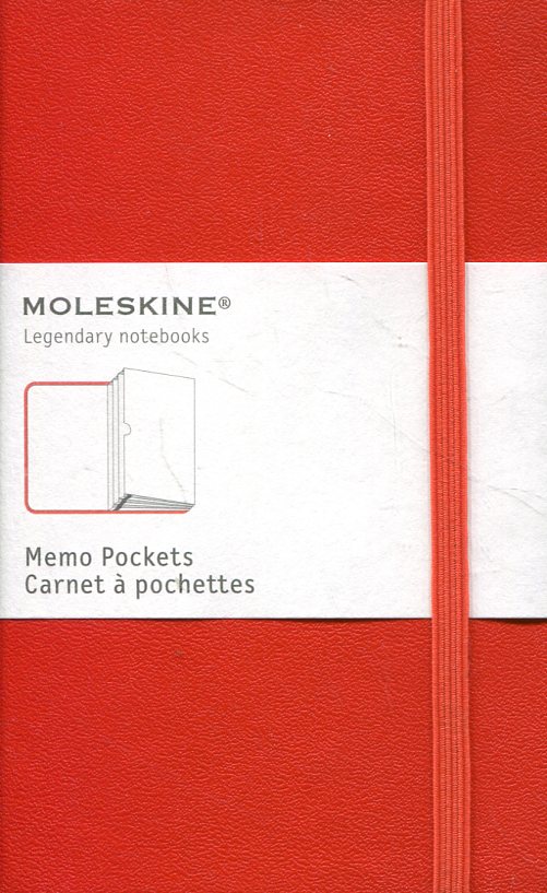 «Карманная папка Moleskine с кармашками Красная (QP015RF)», бренда Moleskine - фото №1