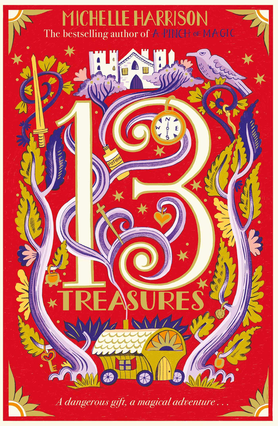 Паперова книга «The Thirteen Treasures», автор Мишель Харісон - фото №1
