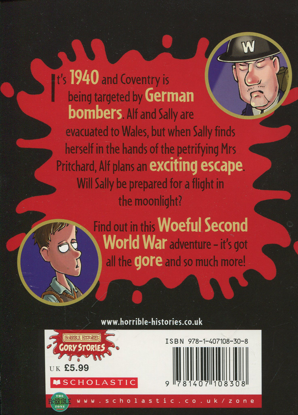Бумажная книга «Blackout in the Blitz (Horrible Histories Gory Story)», автор Терри Дири - фото №1