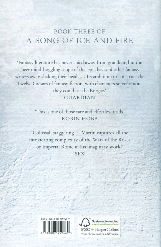 Паперова книга «A Song of Ice and Fire. Book 3: A Storm of Swords», автор Джордж Р. Р. Мартін - фото №1