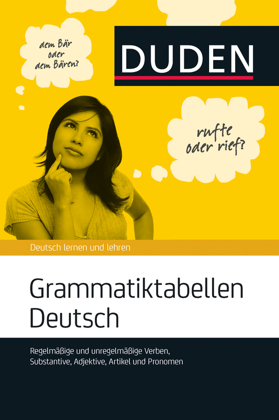 Паперова книга «Grammatiktabellen Deutsch: Regelmäßige und unregelmäßige Verben, Substantive, Adjektive, Artikel und Pronomen» - фото №1