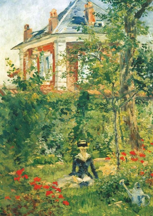  «Открытка Tushita Edouard Manet In the Garden of the Villa Bellevue», бренда Tushita - фото №1