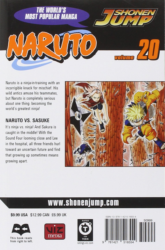 Паперова книга «Naruto. Volume 20», автор Масаси Кісімото - фото №1