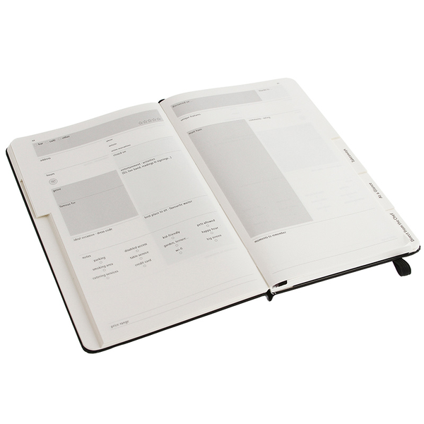  «Записная книжка Moleskine Passion Книга ресторанов (MBL36#978-88-6613-155-7)», бренда Moleskine - фото №1