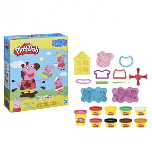 «Набір для творчості Play-Doh з пластиліном Свинка Пеппа. Cтильний сет (5010993819164)», бренда Hasbro - фото №1