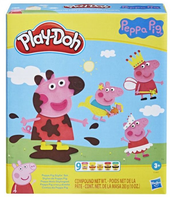 «Набір для творчості Play-Doh з пластиліном Свинка Пеппа. Cтильний сет (5010993819164)», бренда Hasbro - фото №1