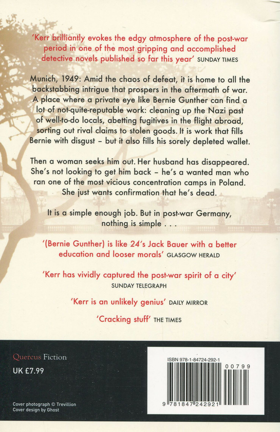 Бумажная книга «The One from the Other: A Bernie Gunther Mystery», автор Филипп Б. Керр - фото №1