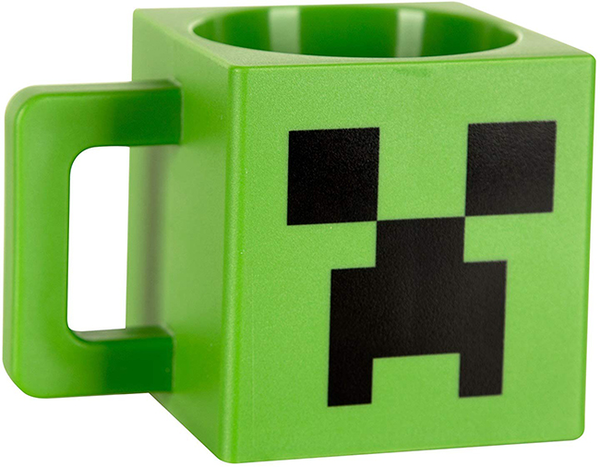  «Кружка JINX Minecraft Creeper Face Plastic 290 мл (JINX-4601)», бренда JINX - фото №1