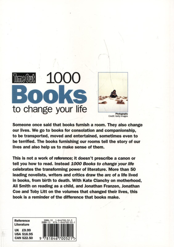 Паперова книга «Time Out 1000 Books to Change Your Life» - фото №1