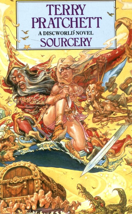 Бумажная книга «Sourcery», автор Терри Пратчетт - фото №1