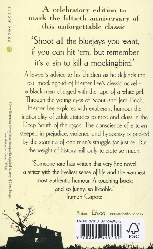 Бумажная книга «To Kill a Mockingbird», автор Харпер Ли - фото №1