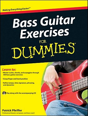 Бумажная книга «Bass Guitar Exercises For Dummies», автор Патрик Пфайффер - фото №1