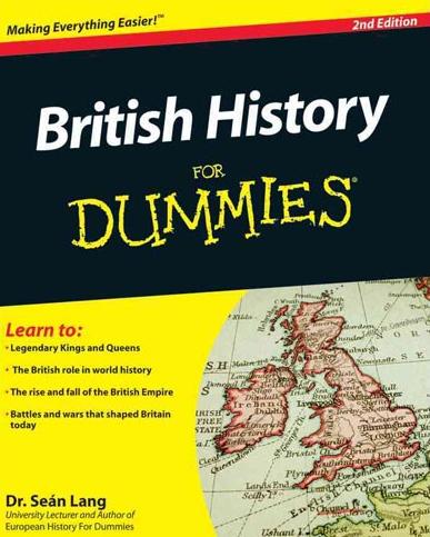 Паперова книга «British History For Dummies», автор Сін Ланг - фото №1